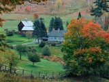 Sleepy Hollow Farm in Autumn, Woodstock, Vermont