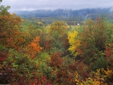 White Church in Autumn, North Carolina