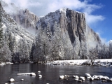 El Capitan in Winter, Yosemite National Park, California