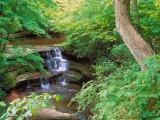 Waterfall in Starved Rock State Park, Illinois