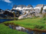 The Minarets and Lake Ediza, Ansel Adams Wilderness, California