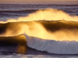 Rolling Tide at Sunset, Fort Stevens State Park, Oregon