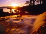 Eagle Creek and Emerald Bay at Sunrise, Lake Tahoe, California