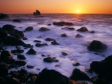 Shoreline at Sunset, Patricks Point State Park, California