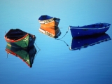 Moored Rowboats, Olhao, Portugal