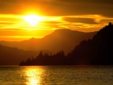 Sunset Over the Columbia River, Viento State Park, Oregon