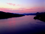 Hudson River at Sunset, Bear Mountain Area, New York