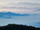 Mountain Ridges at Sunrise, Great Smoky Mountains, Tennessee