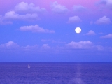 Enchanted Moonrise, Cancun, Mexico