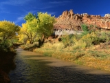 The Castle Along the Fremont River, Capitol Reef National Park, Utah