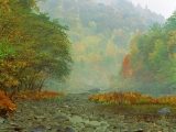 Misty Morning Sunrise, Big South Fork River, Tennessee