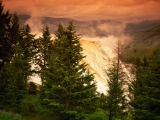 Mammoth Terraces, Yellowstone National Park, Wyoming